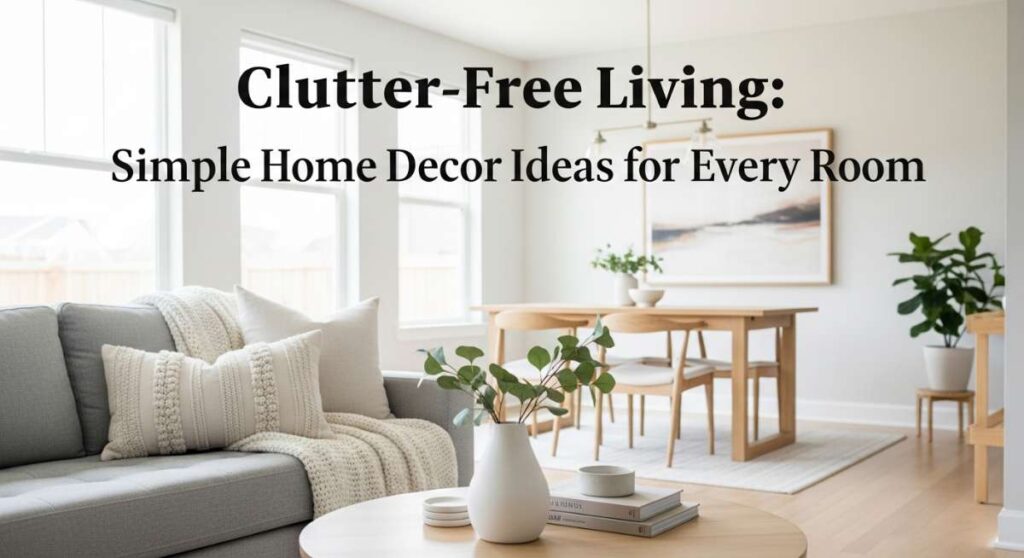 featured: clutter free living: simple home decor ideas for every room