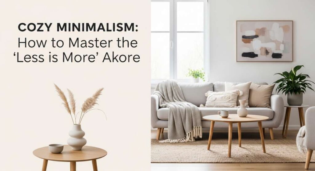 featured: cozy minimalism: how to master the 'less is more' aesthetic