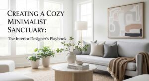 featured: creating a cozy minimalist sanctuary: the interior designer's playbook