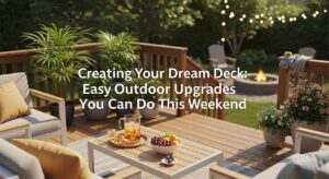 featured: creating your dream deck: easy outdoor upgrades you can do this weekend