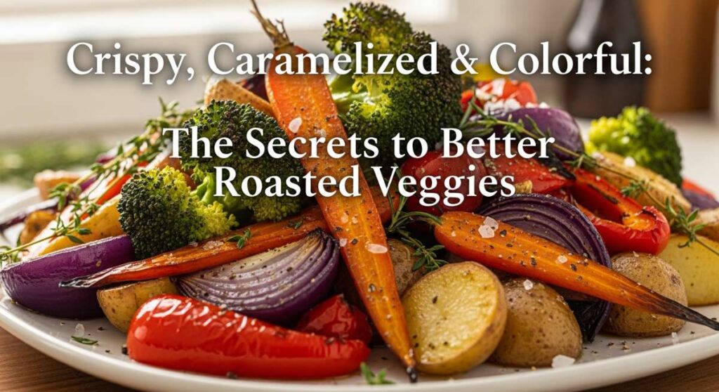 Crispy, Caramelized, & Colorful: The Secrets to Better Roasted Veggies featured: crispy, caramelized, & colorful: the secrets to better roasted veggies