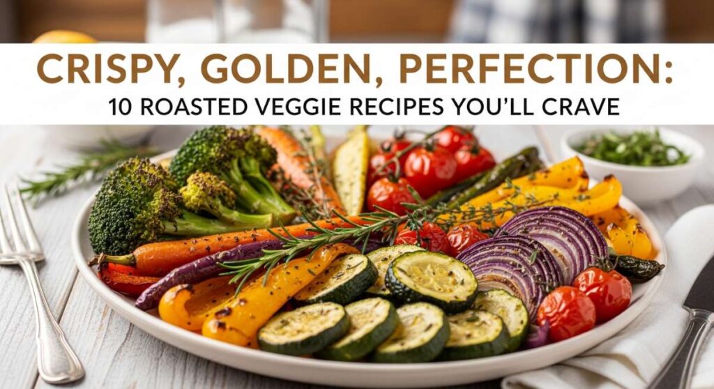 featured: crispy, golden, perfection: 10 roasted veggie recipes you'll crave