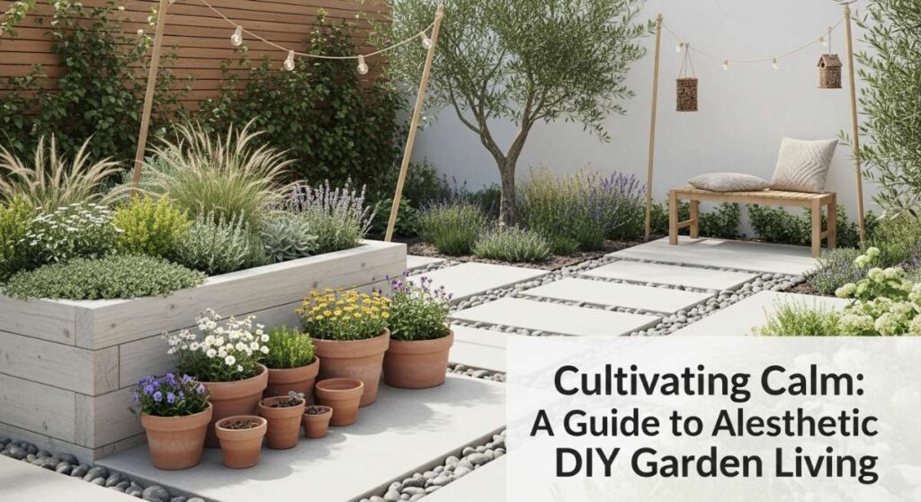 featured: cultivating calm: a guide to aesthetic diy garden living