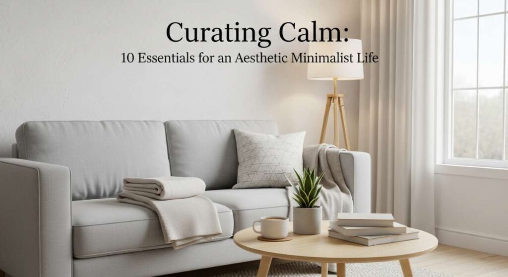 featured: curating calm: 10 essentials for an aesthetic minimalist life