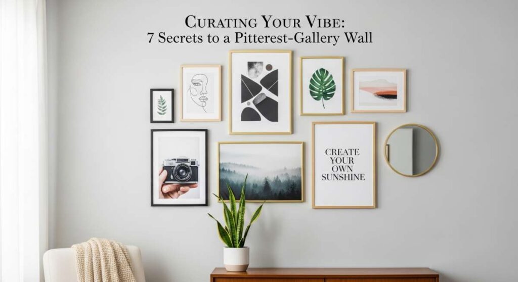 featured: curating your vibe: 7 secrets to a pinterest perfect gallery wall