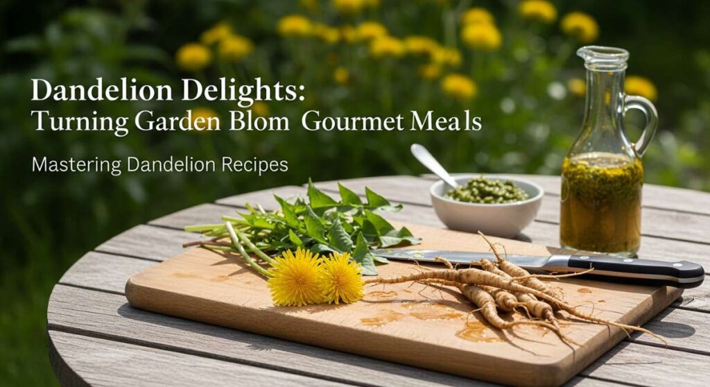 Dandelion Delights: Turning Garden Blooms into Gourmet Meals featured: dandelion delights: turning garden blooms into gourmet meals