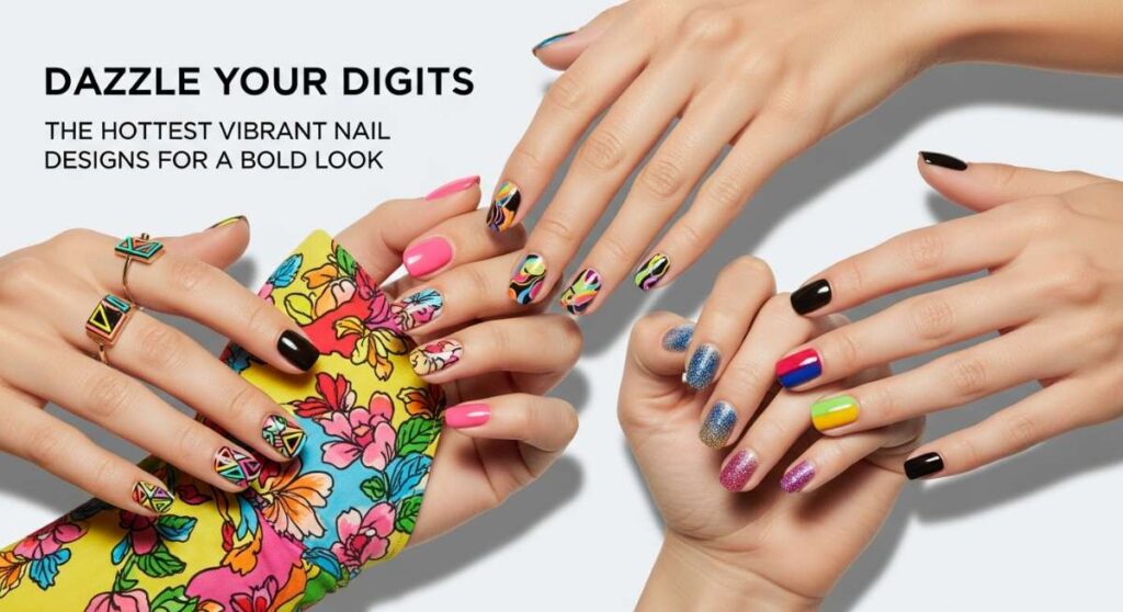 featured: dazzle your digits: the hottest vibrant nail designs for a bold look
