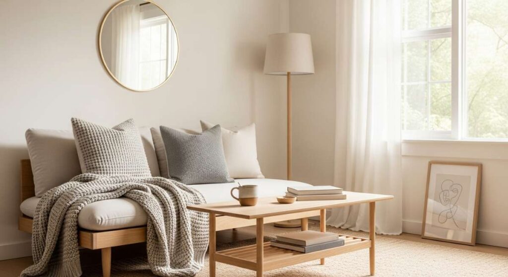 featured: decluttered & dreamy: the ultimate guide to cozy minimalist decor