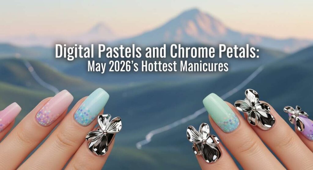 featured: digital pastels and chrome petals: may 2026's hottest manicures