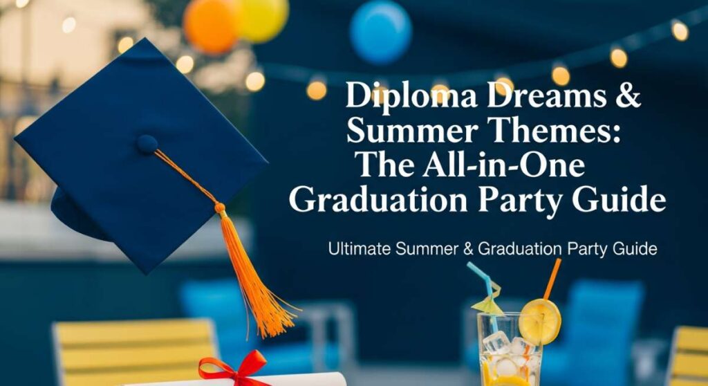 featured: diploma dreams & summer themes: the all in one graduation party guide