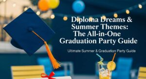 featured: diploma dreams & summer themes: the all in one graduation party guide