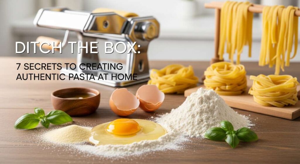 featured: ditch the box: 7 secrets to creating authentic pasta at home