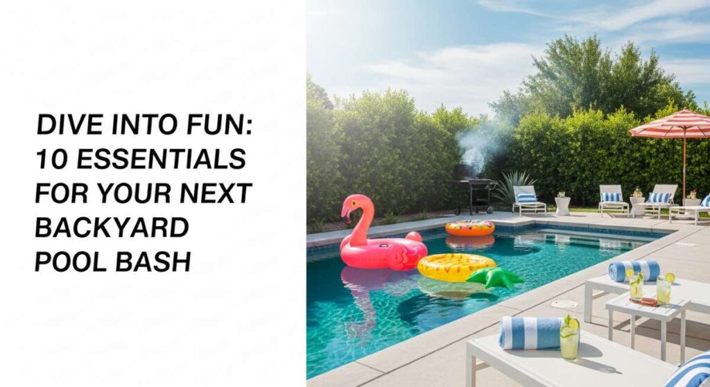 featured: dive into fun: 10 essentials for your next backyard pool bash