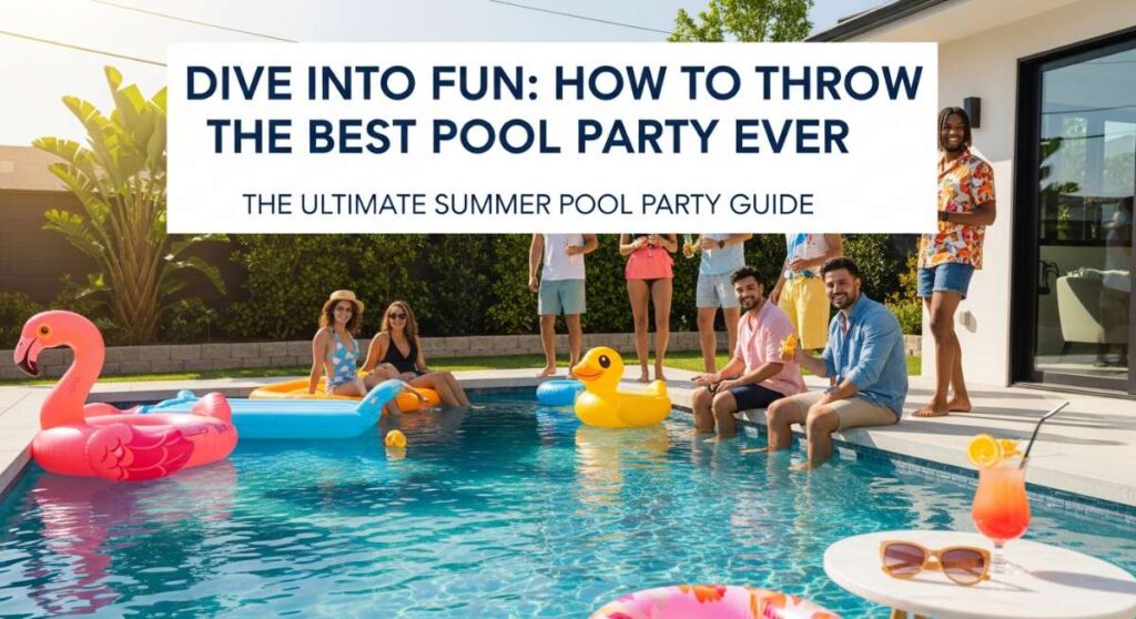 Dive Into Fun: How to Throw the Best Pool Party Ever featured: dive into fun: how to throw the best pool party ever