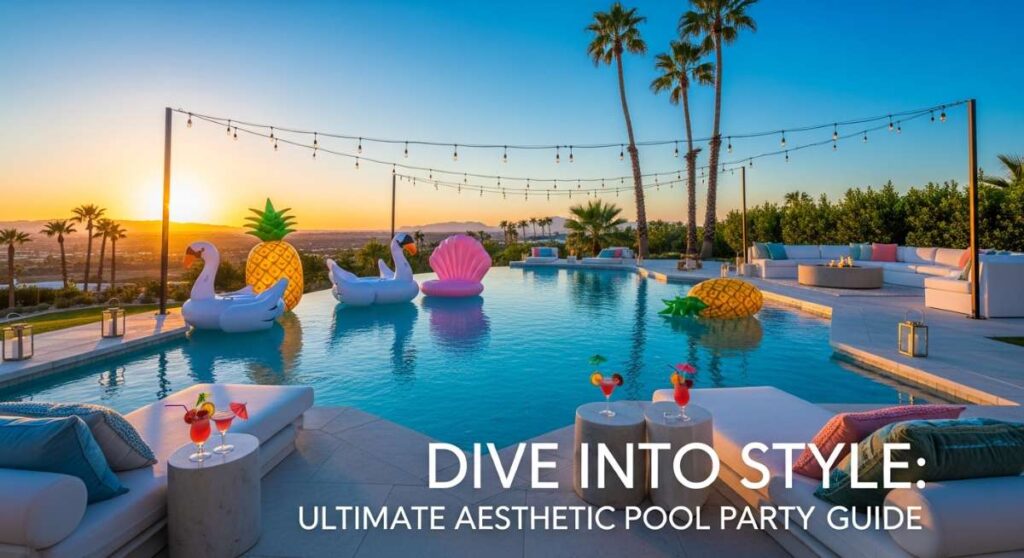 Dive Into Style: How to Plan the Most Aesthetic Pool Party of the Summer featured: dive into style: how to plan the most aesthetic pool party of the summer