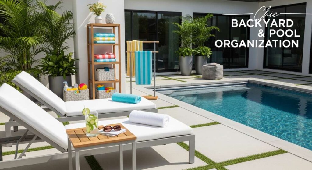 featured: dive into style: the ultimate guide to chic poolside organization