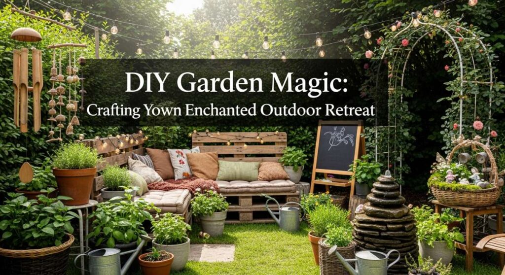 featured: diy garden magic: crafting your own enchanted outdoor retreat