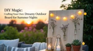 featured: diy magic: crafting your own viral dreamy outdoor board for summer nights