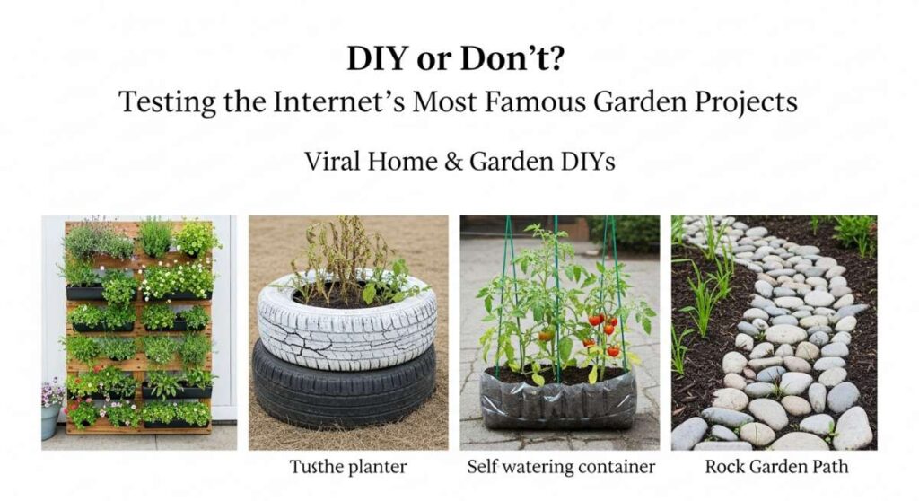 featured: diy or don't? testing the internet's most famous garden projects