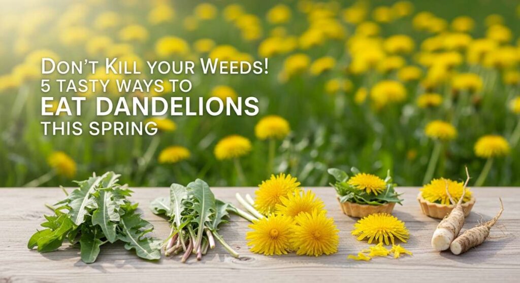featured: don’t kill your weeds! 5 tasty ways to eat dandelions this spring