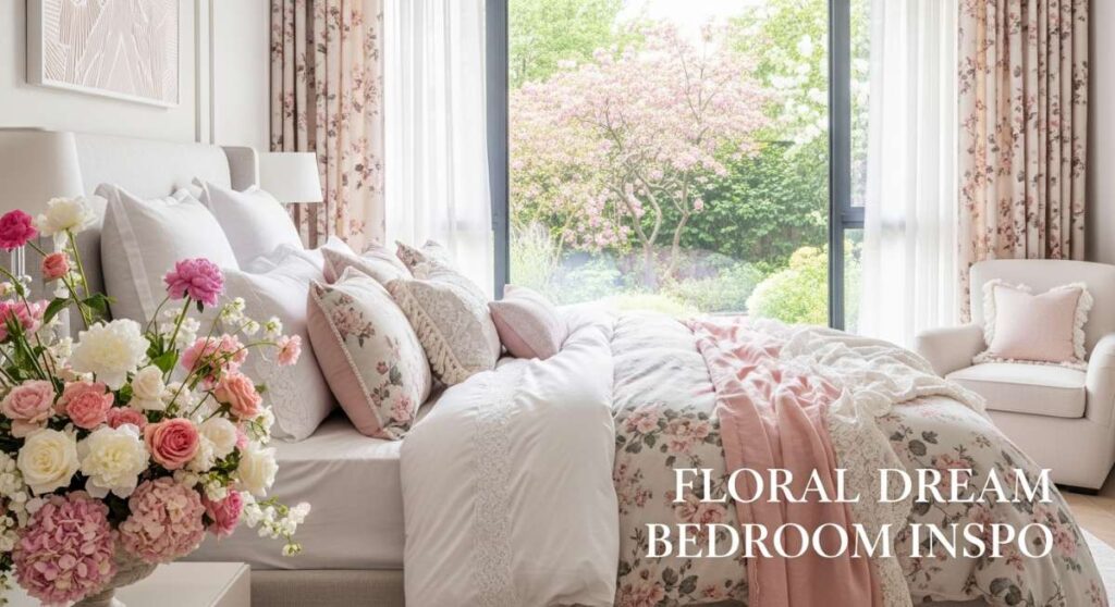 featured: dreaming in flowers: stunning inspo for a romantic bedroom makeover