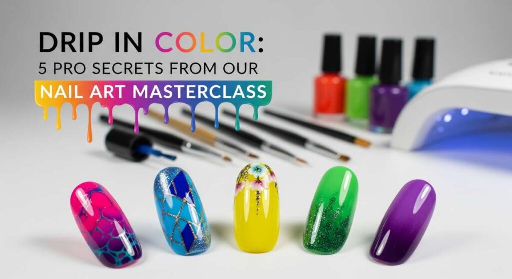 featured: drip in color: 5 pro secrets from our nail art masterclass