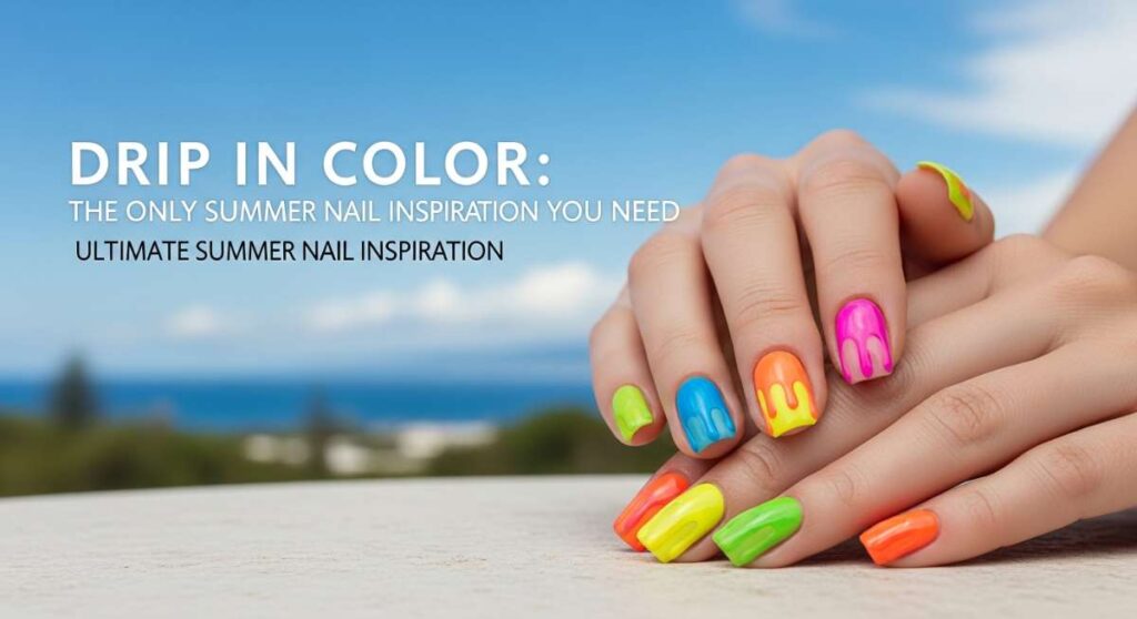 featured: drip in color: the only summer nail inspiration you need