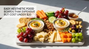featured: easy aesthetic food boards that look expensive but cost under $20