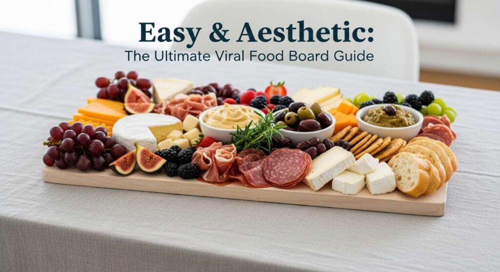 featured: easy & aesthetic: the ultimate viral food board guide