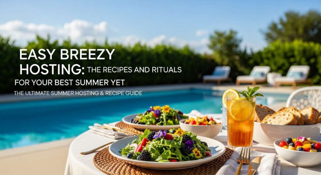 featured: easy breezy hosting: the recipes and rituals for your best summer yet