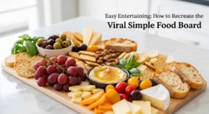 featured: easy entertaining: how to recreate the viral simple food board