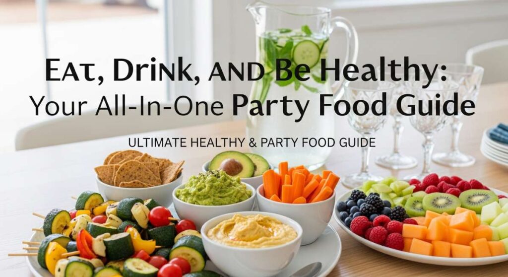 featured: eat, drink, and be healthy: your all in one party food guide