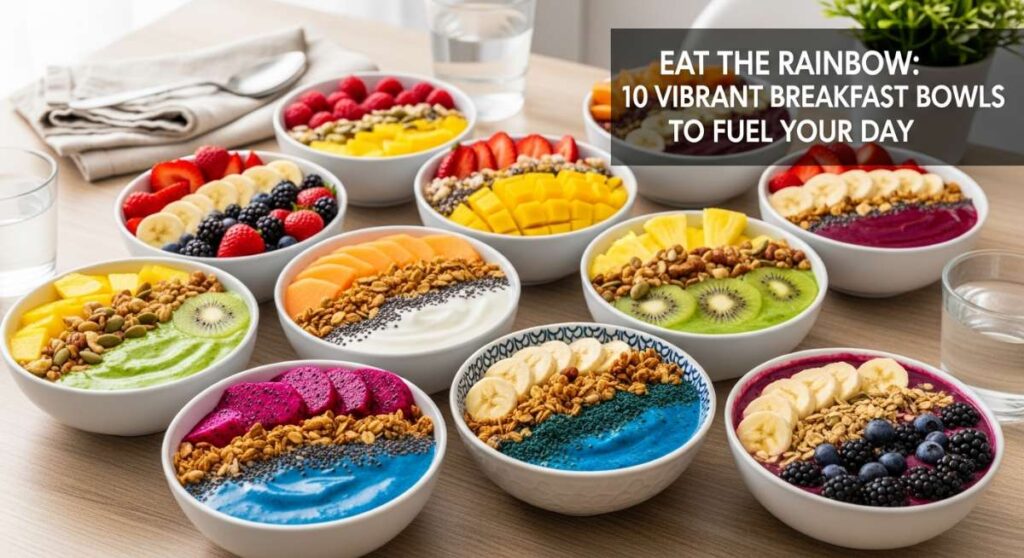 Eat the Rainbow: 10 Vibrant Breakfast Bowls to Fuel Your Day featured: eat the rainbow: 10 vibrant breakfast bowls to fuel your day