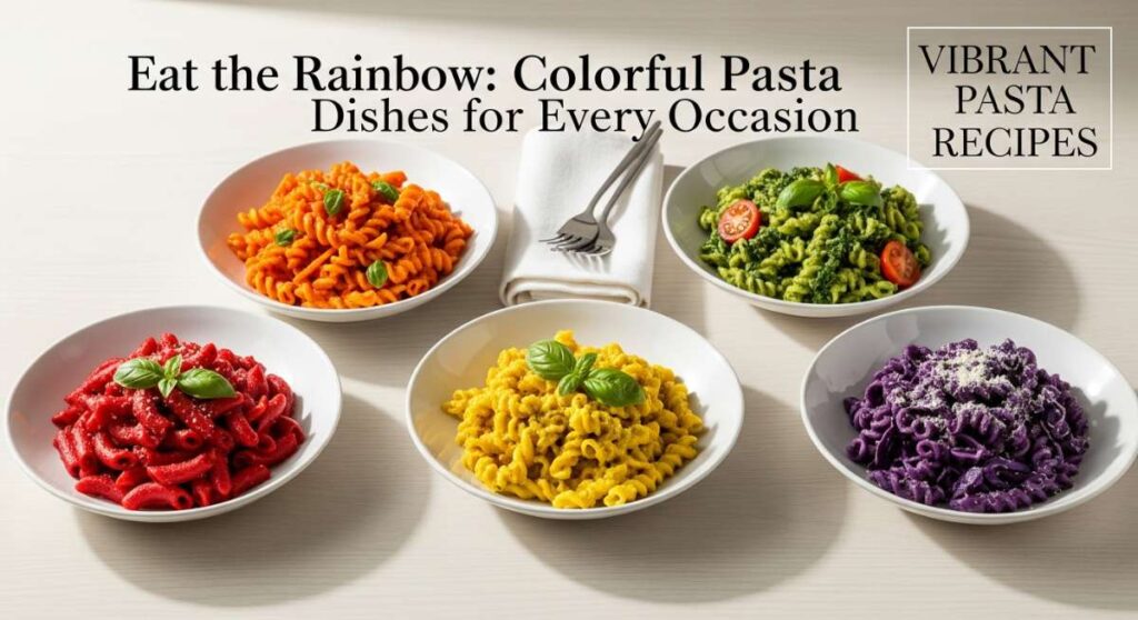 Eat the Rainbow: Colorful Pasta Dishes for Every Occasion featured: eat the rainbow: colorful pasta dishes for every occasion