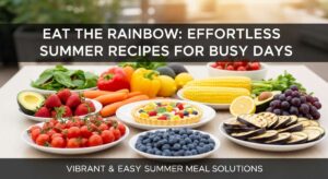 featured: eat the rainbow: effortless summer recipes for busy days