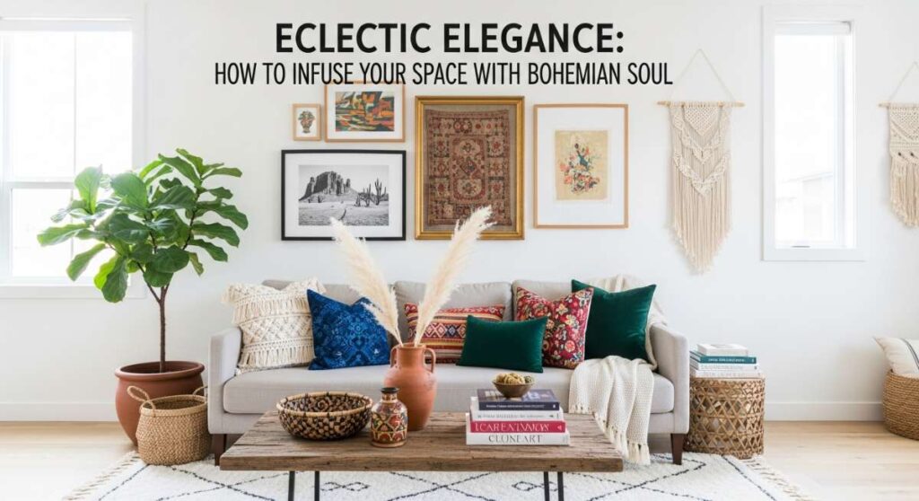 featured: eclectic elegance: how to infuse your space with bohemian soul