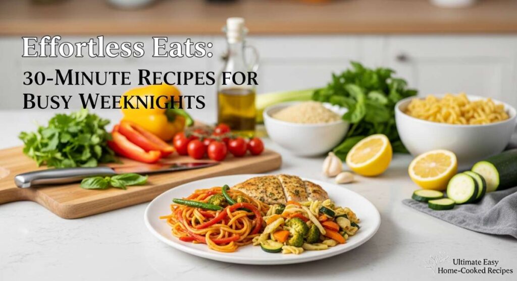 featured: effortless eats: 30 minute recipes for busy weeknights