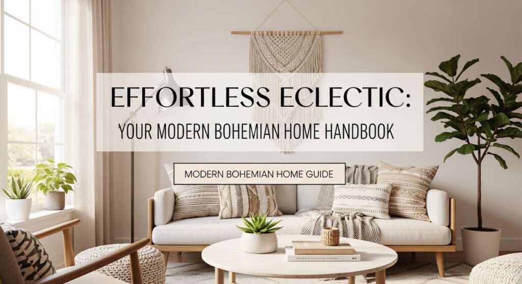featured: effortless eclectic: your modern bohemian home handbook