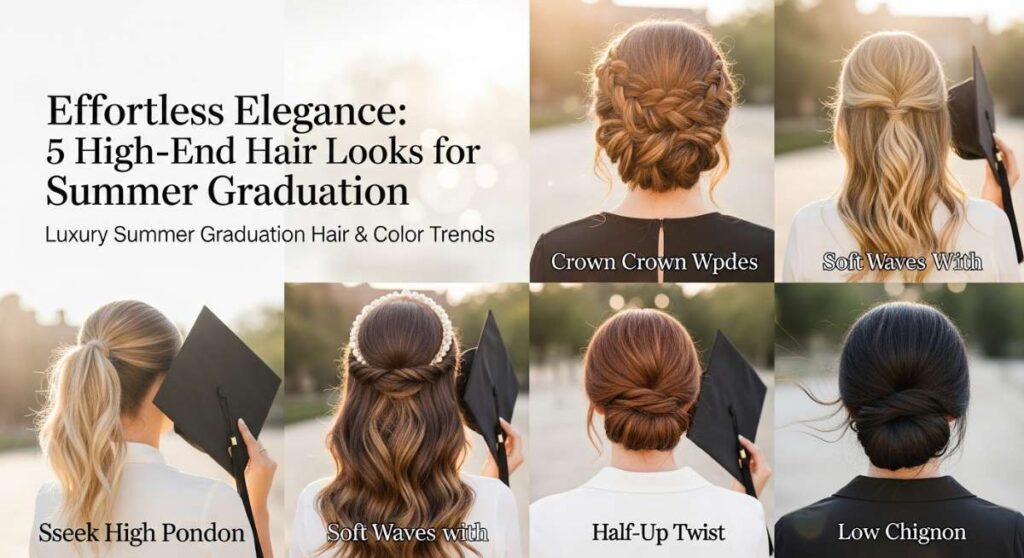 featured: effortless elegance: 5 high end hair looks for your summer graduation
