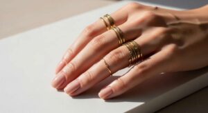 featured: effortless elegance: mastering the minimalist gold ring trend