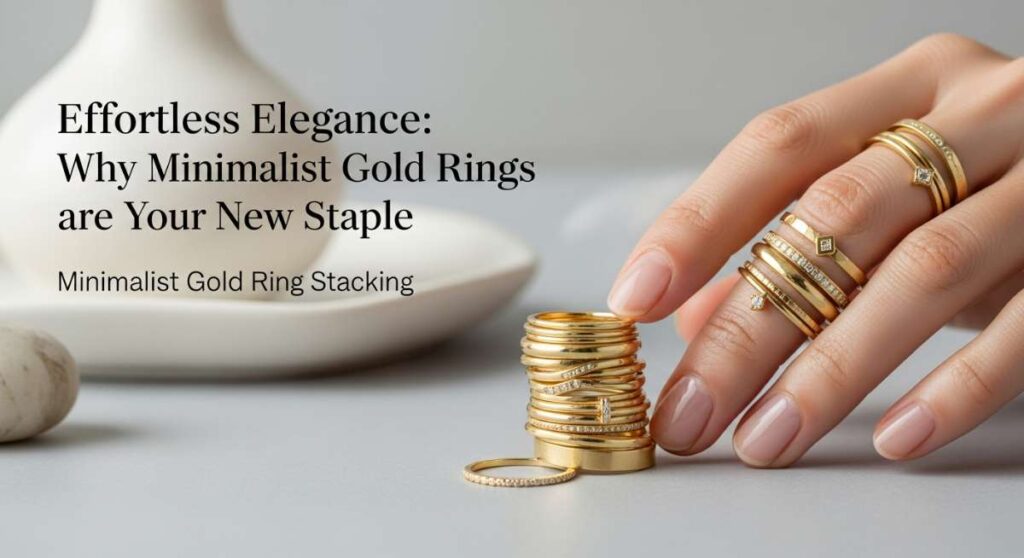 featured: effortless elegance: why minimalist gold rings are your new staple