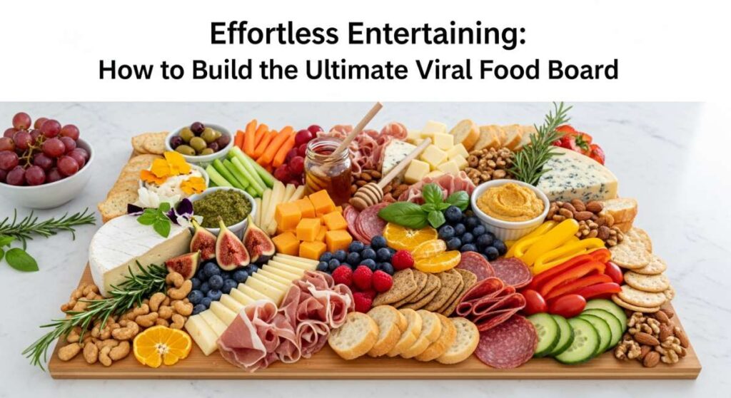 featured: effortless entertaining: how to build the ultimate viral food board