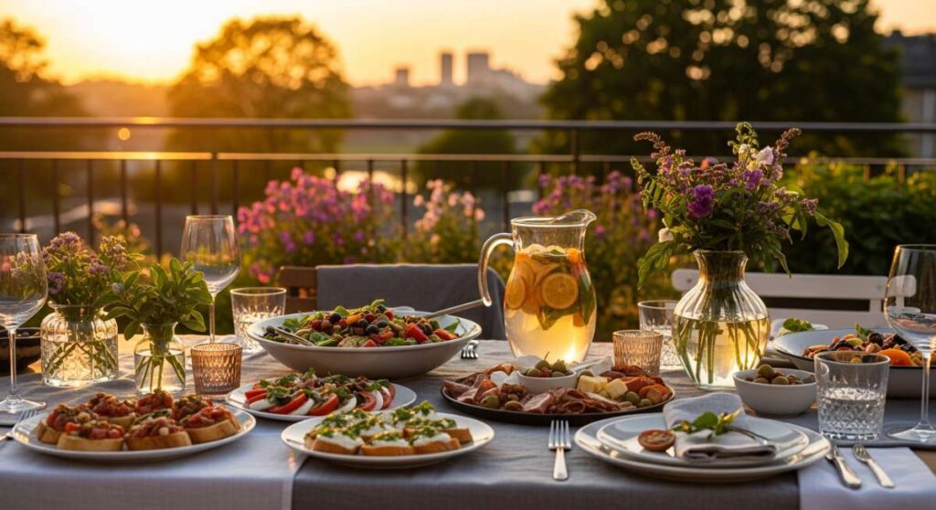 featured: effortless entertaining: the ultimate menu for golden hour parties
