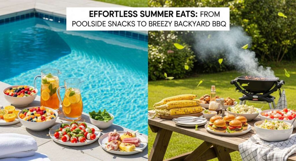 featured: effortless summer eats: from poolside snacks to breezy backyard bbq