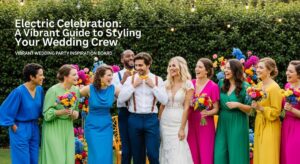 featured: electric celebration: a vibrant guide to styling your wedding crew