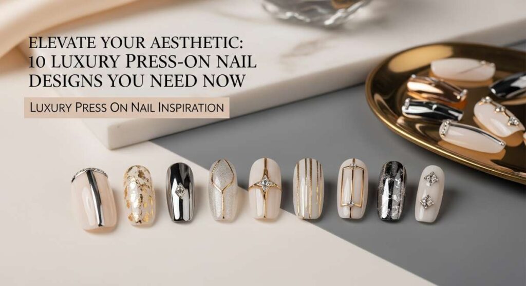 featured: elevate your aesthetic: 10 luxury press on nail designs you need now