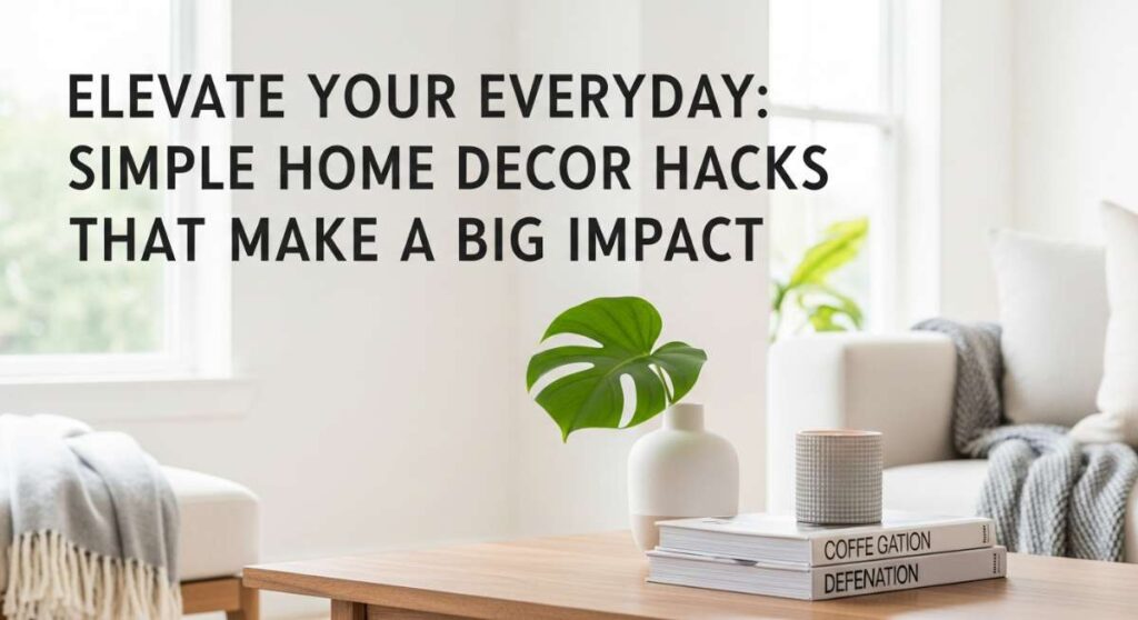 featured: elevate your everyday: simple home decor hacks that make a big impact