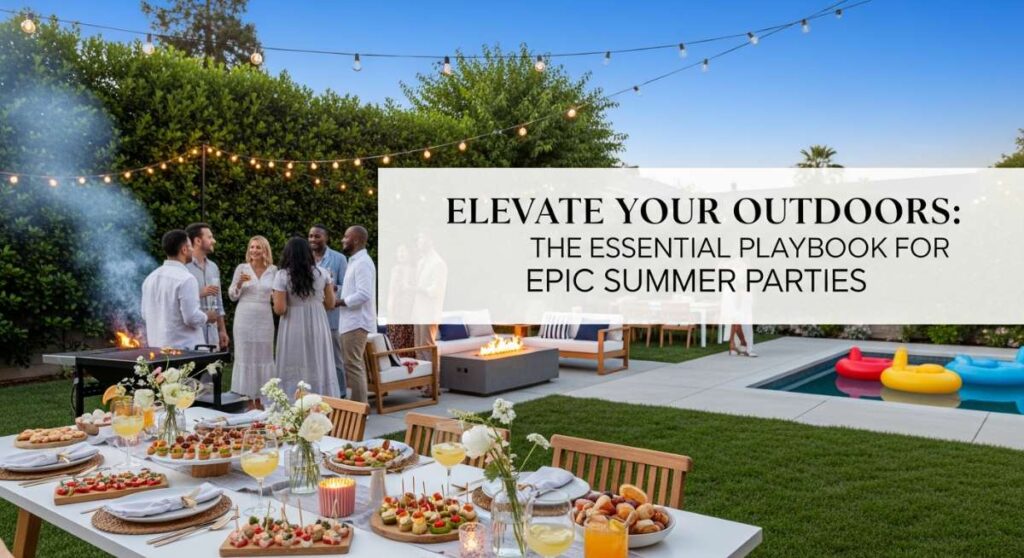 featured: elevate your outdoors: the essential playbook for epic summer parties