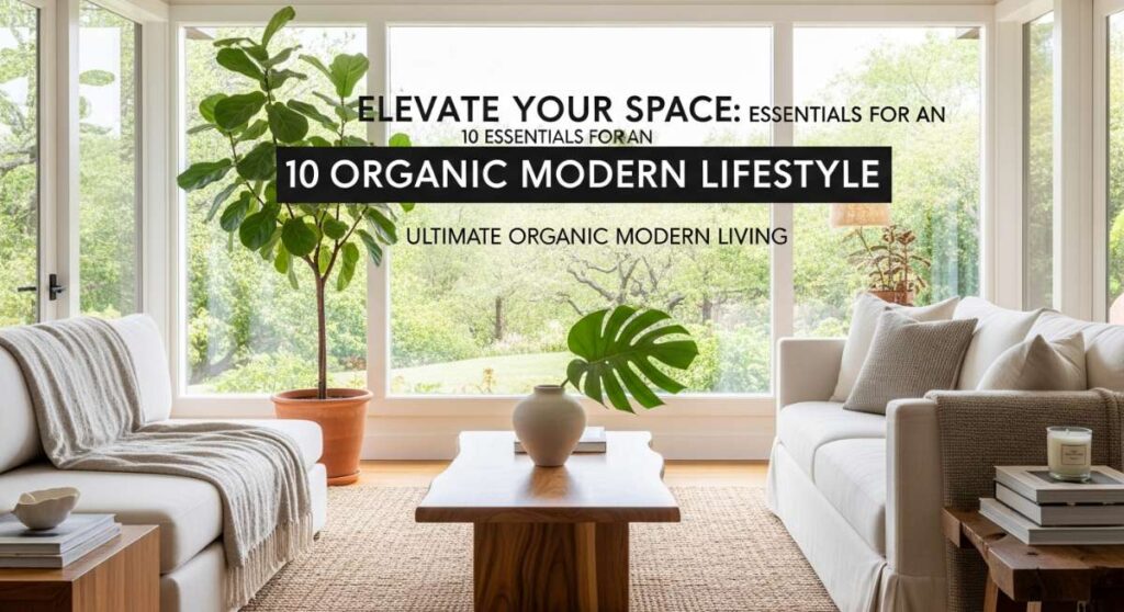 featured: elevate your space: 10 essentials for an organic modern lifestyle