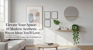 featured: elevate your space: 10 modern aesthetic wall decor ideas you'll love